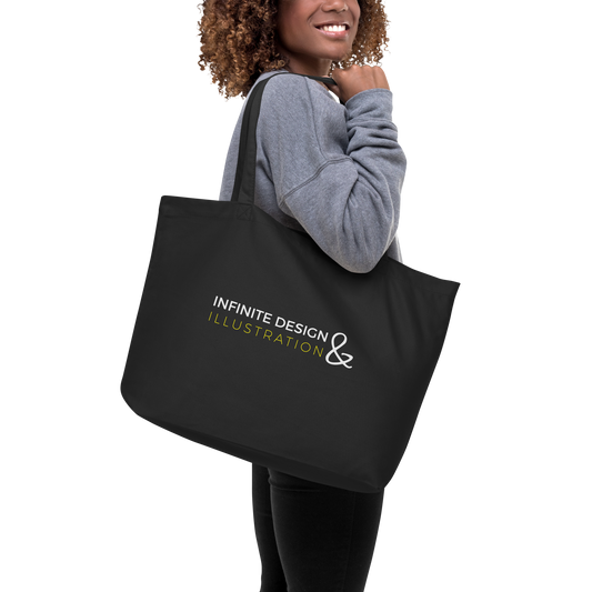 Large IDI organic tote bag
