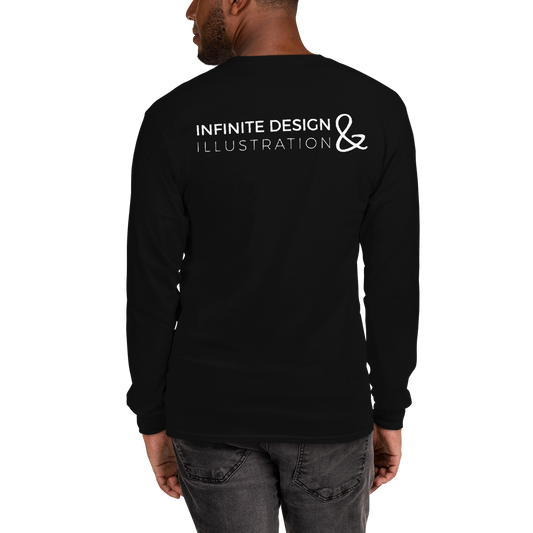 Men’s Retro Comic label Long Sleeve Shirt